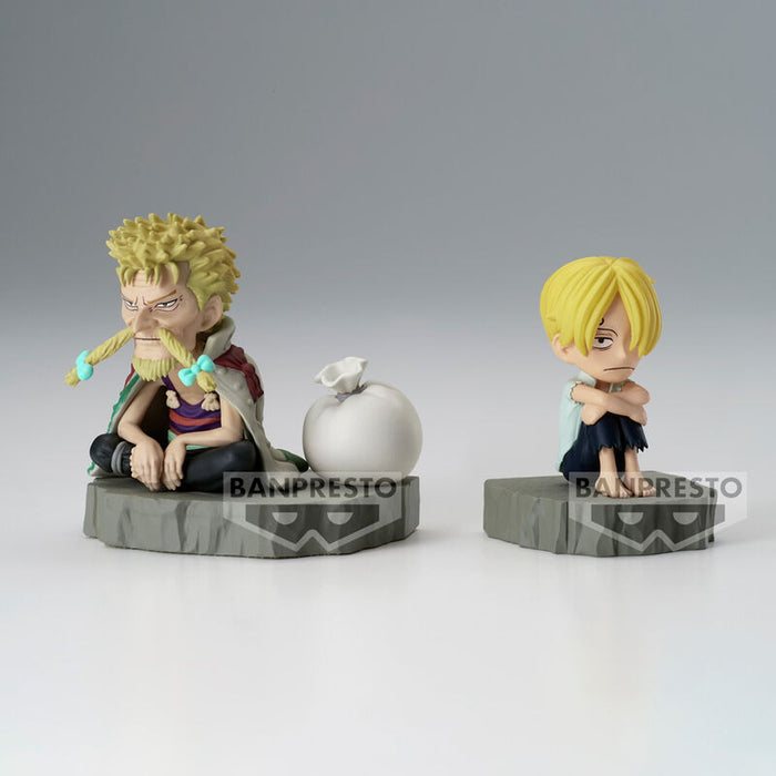 One Piece World Collectable Stories Sanji & Zeff figure 6cm-2
