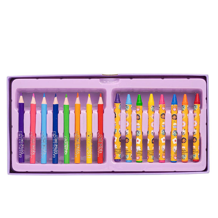 Gabbys Dolls House Colouring stationery case-3