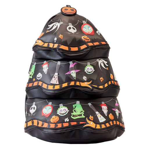 Loungefly Disney Nightmare Before Christmas Tree String Lights Glow backpack 33cm-0