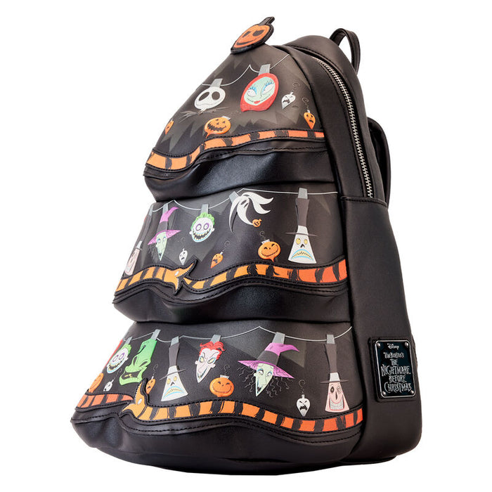Loungefly Disney Nightmare Before Christmas Tree String Lights Glow backpack 33cm-1