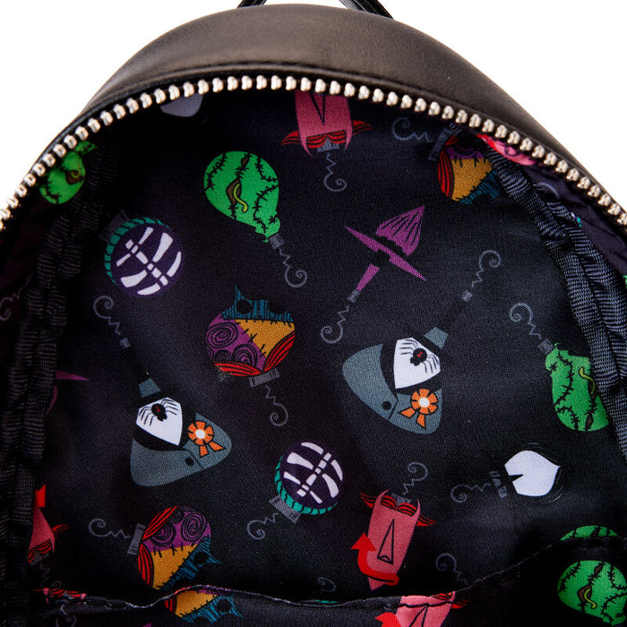 Loungefly Disney Nightmare Before Christmas Tree String Lights Glow backpack 33cm-5