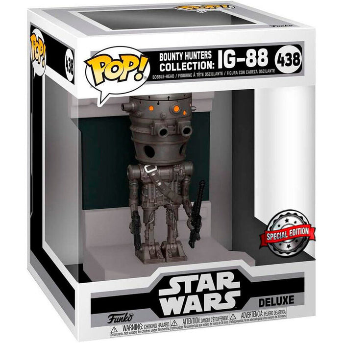 POP figure Deluxe Star Wars Bounty Hunters IG-88 Exclusive-0