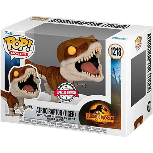 POP figure Jurassic World Atrociraptor Tiger Exclusive-0
