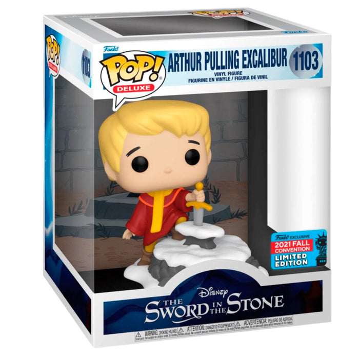 POP figure Deluxe Disney The Sword in the Stone Arthur Pulling Excalibur Exclusive-1