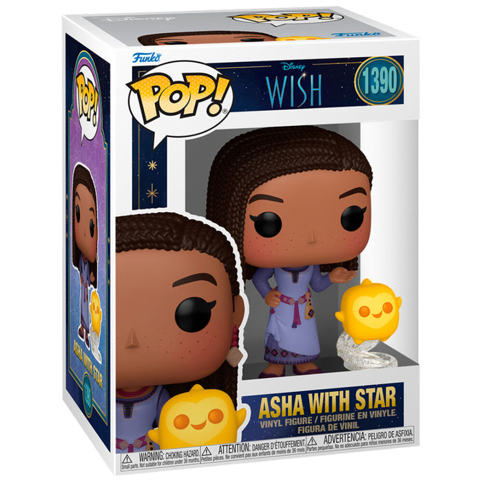 POP figure Disney Wish Asha with Star-0