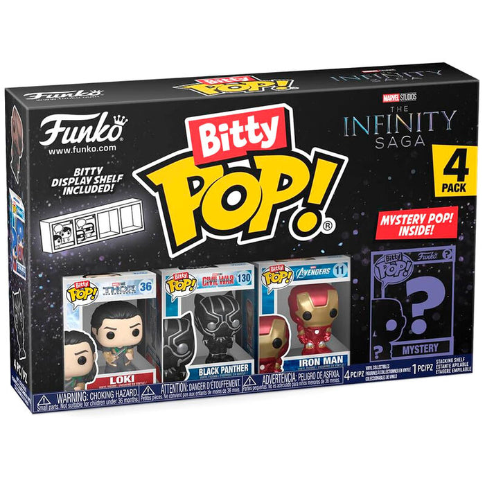 Blister 4 figures Bitty POP Marvel The Infinity Saga Loki-0