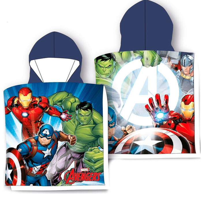 Marvel Avengers cotton poncho towel-0