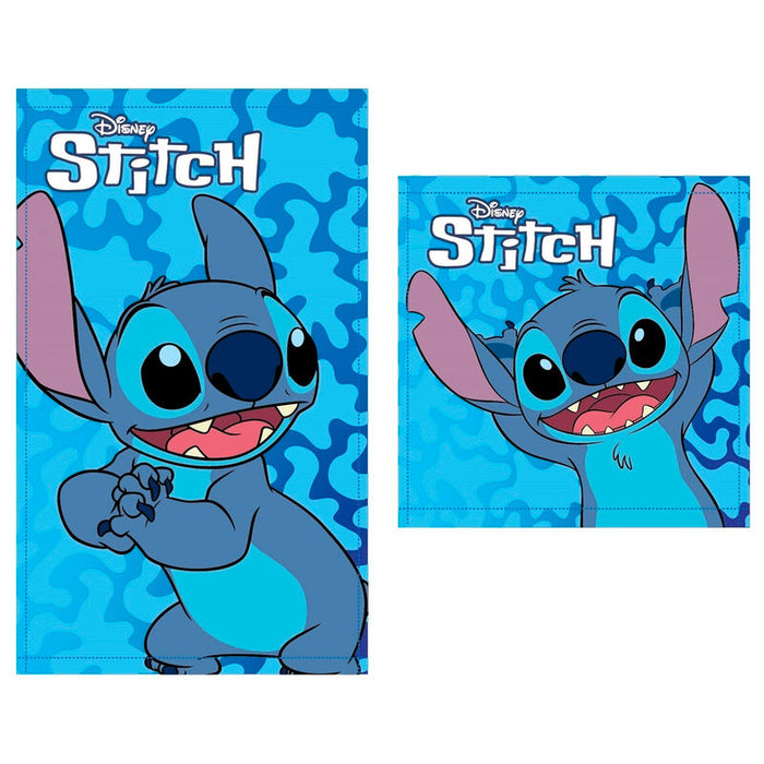 Disney Stitch set 2 cotton bath towels-0