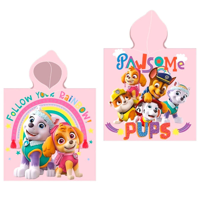 Paw Patrol cotton poncho towel-0