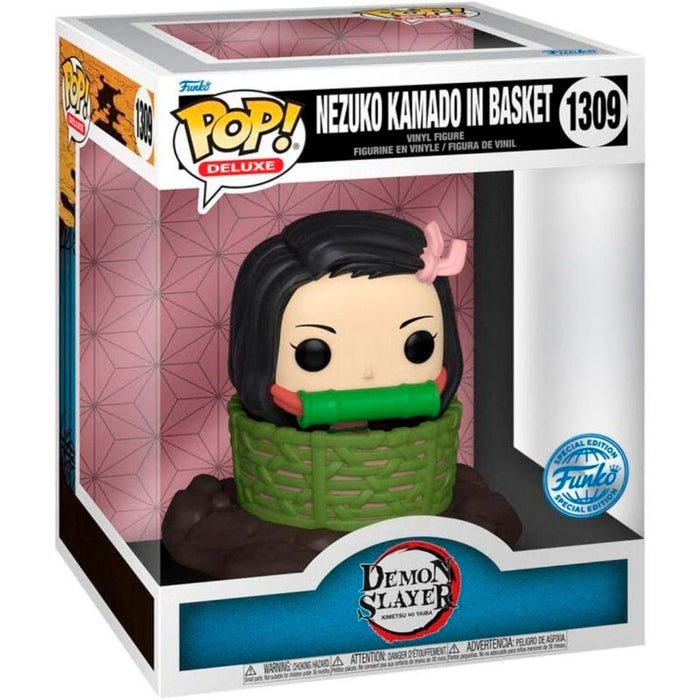 POP figure Deluxe Demon Slayer Kimetsu no Yaiba Nezuko Kamado in Basket Exclusive-0