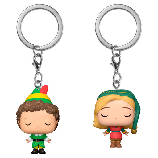 Pocket POP pack 2 keychain Elf Buddy & Jovie-0