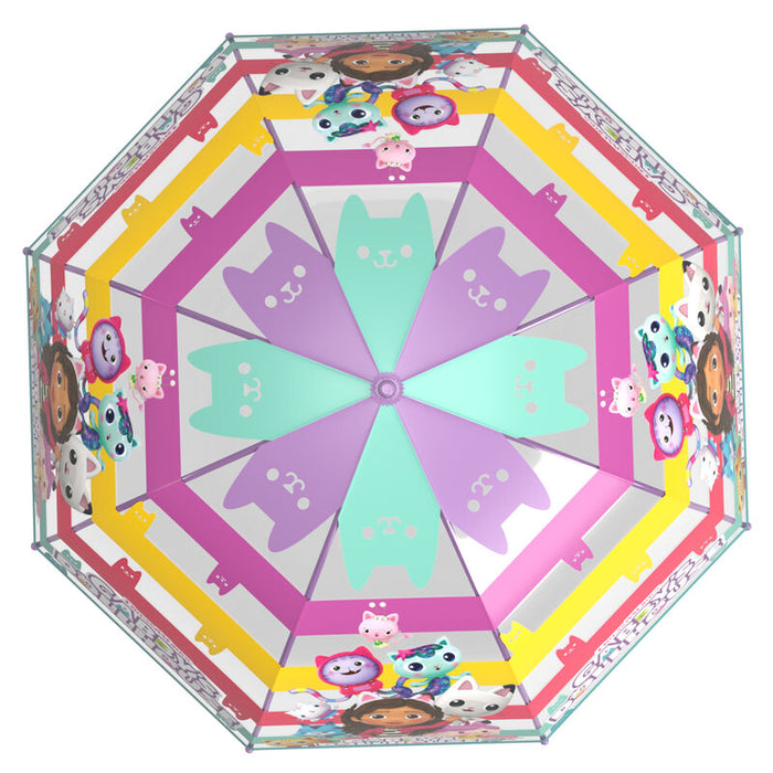 Gabby Doll House manual transparent bubble umbrella 48cm-1