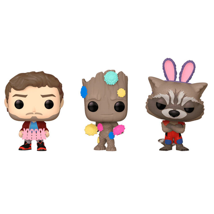 Carrot Pocket POP blister 3 figures Marvel Guardians of the Galaxy easter-0