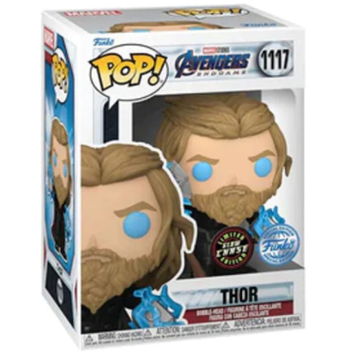 POP figure Marvel Los Vengadores Avengers Endgame Thor Exclusive Chase-0