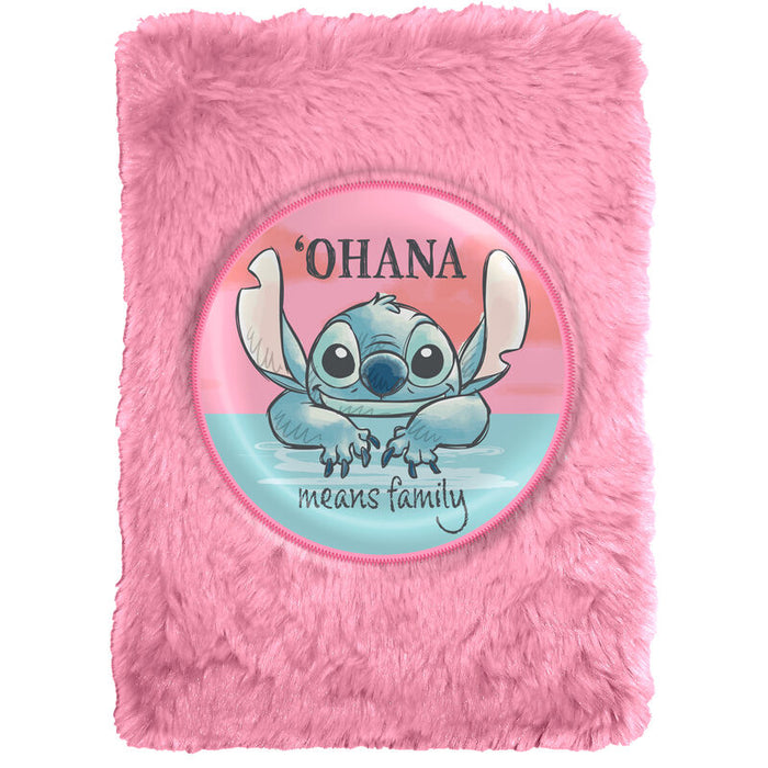 Disney Stitch plush notebook-0