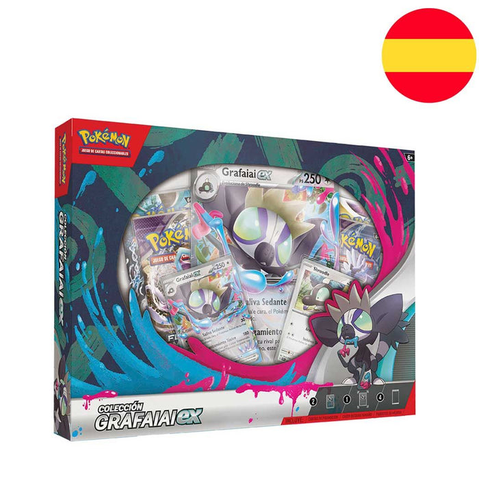Spanish Pokemon Grafaiai trading card game April ex box-2