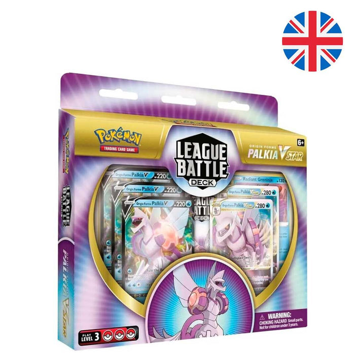 English Pokemon Palkia Vstar League Battle Deck Collectible card game blister-0