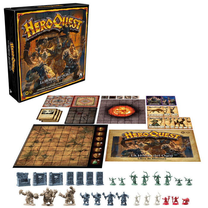 Spanish Heroquest The Ogre Horde expansion board game-0