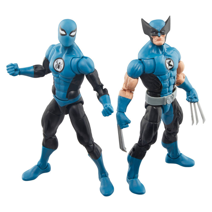 Marvel Fantastic four Wolverine Spiderman pack 2 figures 15cm-1