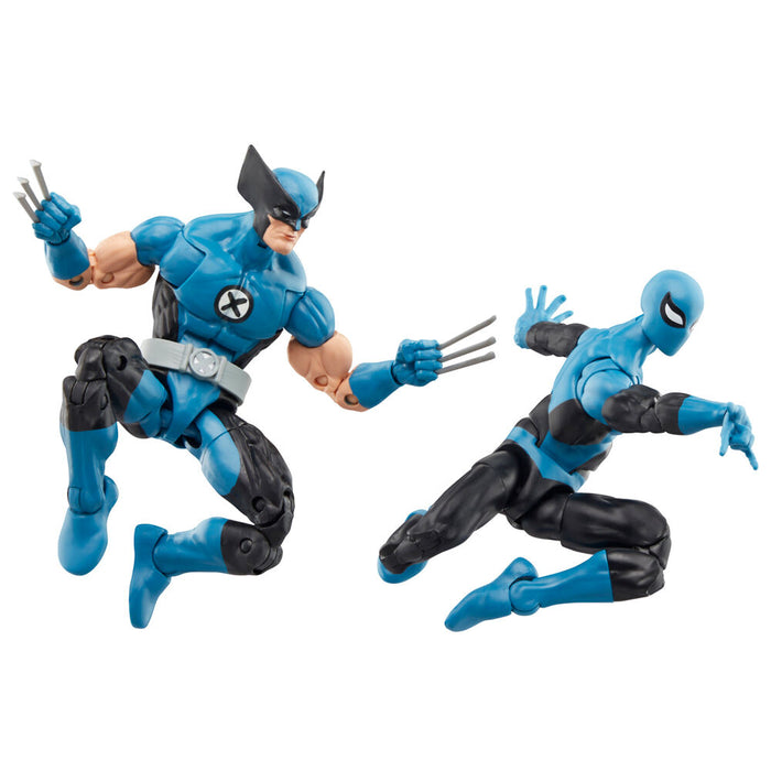 Marvel Fantastic four Wolverine Spiderman pack 2 figures 15cm-4