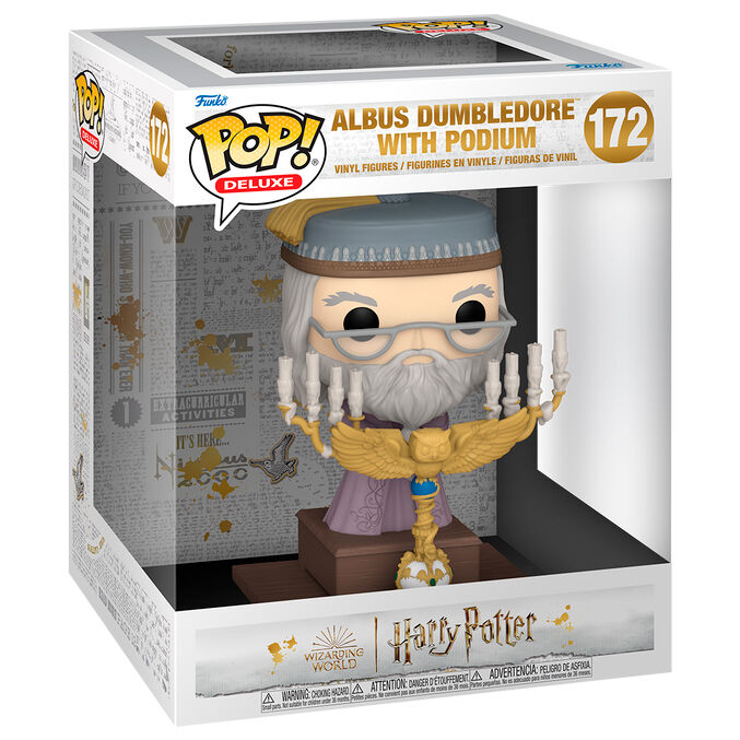 POP figure Deluxe Harry Potter and the Prisoner of Azkaban - Dumbledore with Podium-0