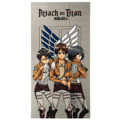 Attack on Titan microfibre beach towel-1