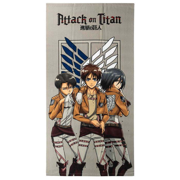 Attack on Titan microfibre beach towel-1