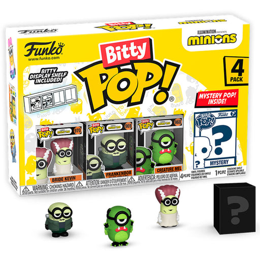 Blister 4 figures Bitty POP Minions Series 2-0