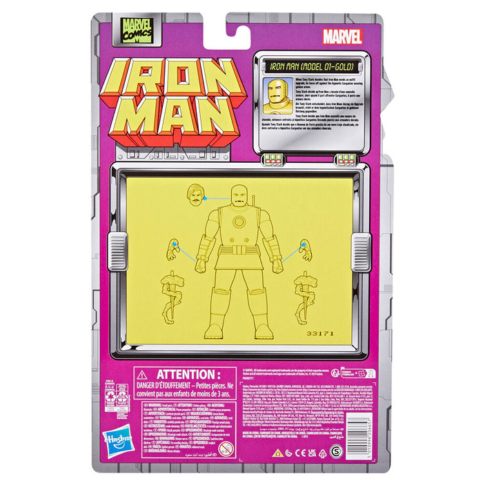 Marvel Iron Man - Iron Man Model 01-Gold figure 15cm-7