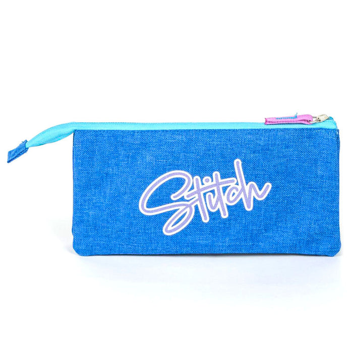 Disney Stitch triple pencil case-1