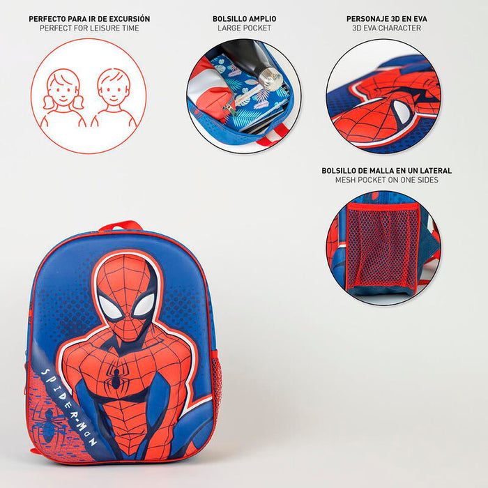 Marvel Spiderman 3D backpack 31cm-4