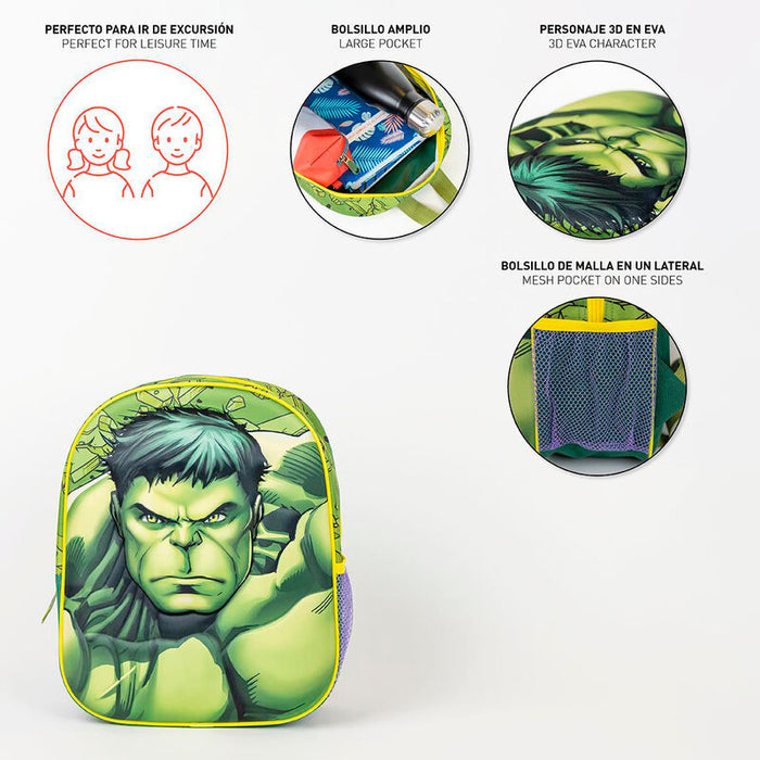 Marvel Avengers Hulk backpack 31cm-4