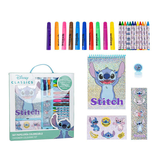 Disney Stitch colouring stationery set-0