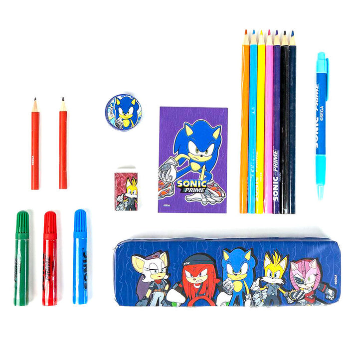 Sonic Prime colouring stationery set-2