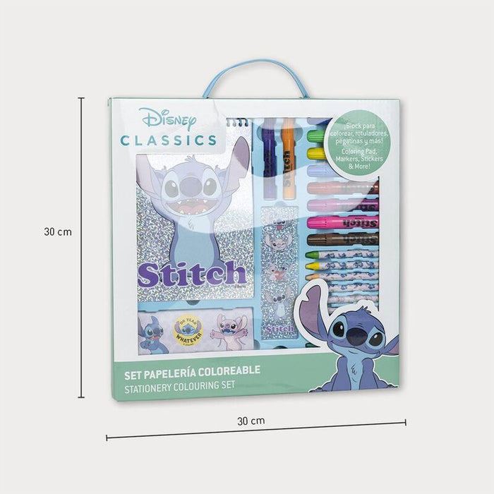 Disney Stitch colouring stationery set-1