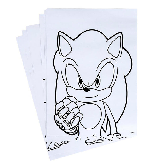 Sonic Prime colouring stationery set-3