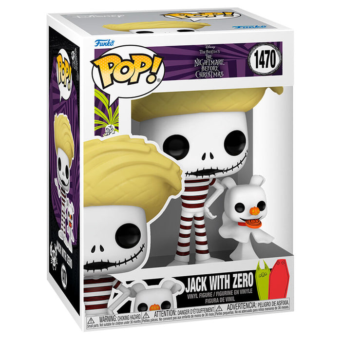 POP figure Disney Nightmare Before Christmas Jack with Zero-1