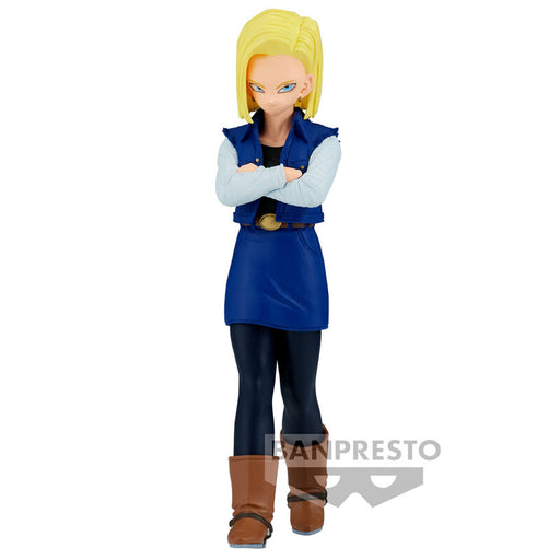 Dragon Ball Z Android 18 Solid Edge Work figure 17cm-0