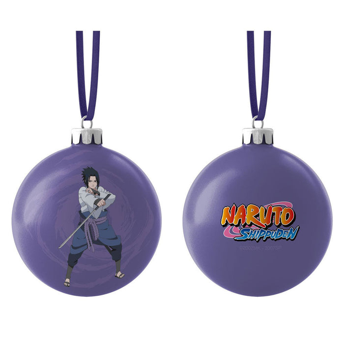 Naruto Shippuden Sasuke christmas ball-0