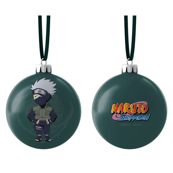 Naruto Shippuden Kakashi Chibi christmas ball-0