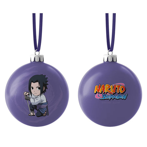 Naruto Shippuden Sasuke Chibi christmas ball-0