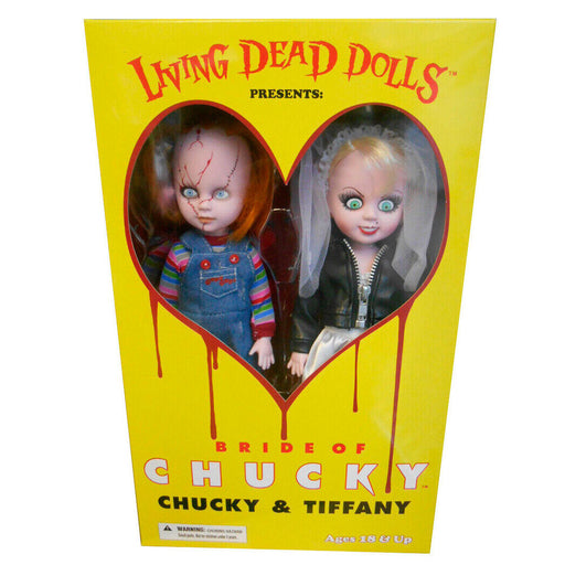 Living Dead Dolls Chucky and Tifanny pack 2 figures 25cm-0