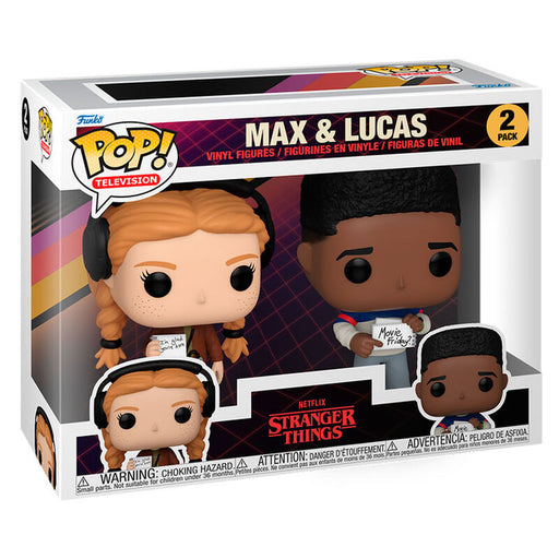 POP pack 2 figures Stranger Things Max & Lucas-0