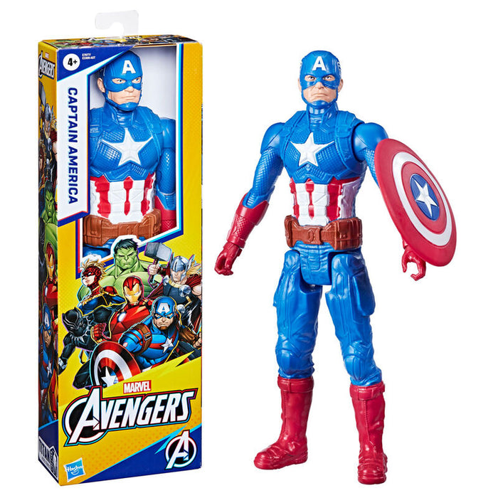 Marvel Avengers Titan Hero Captain America deluxe figure 30cm-1