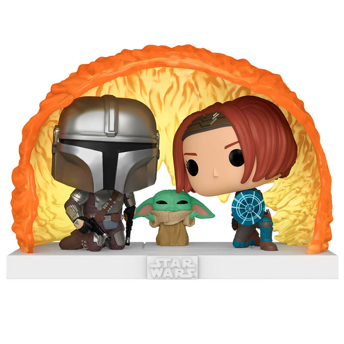 POP figure Moments Star Wars The Mandalorian Grogu Force Barrier-1