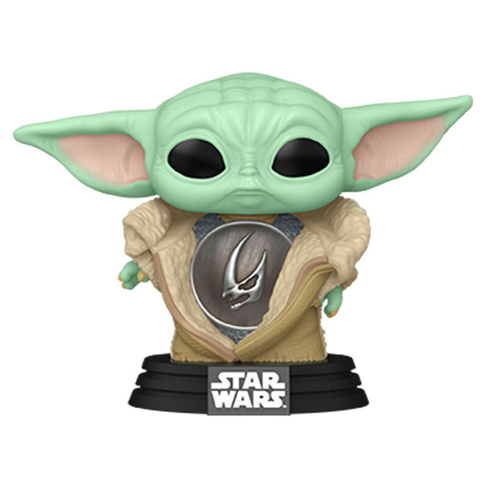 POP figure Star Wars The Mandalorian Din Grogu with Armor-1