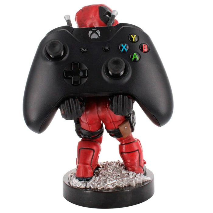 Marvel Deadpool 3 Bringing Up The Rear figure clamping bracket Cable guy 21cm-5