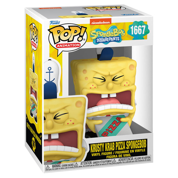 POP figure Sponge Bob Krusty Krab Pizza Spongebob-0
