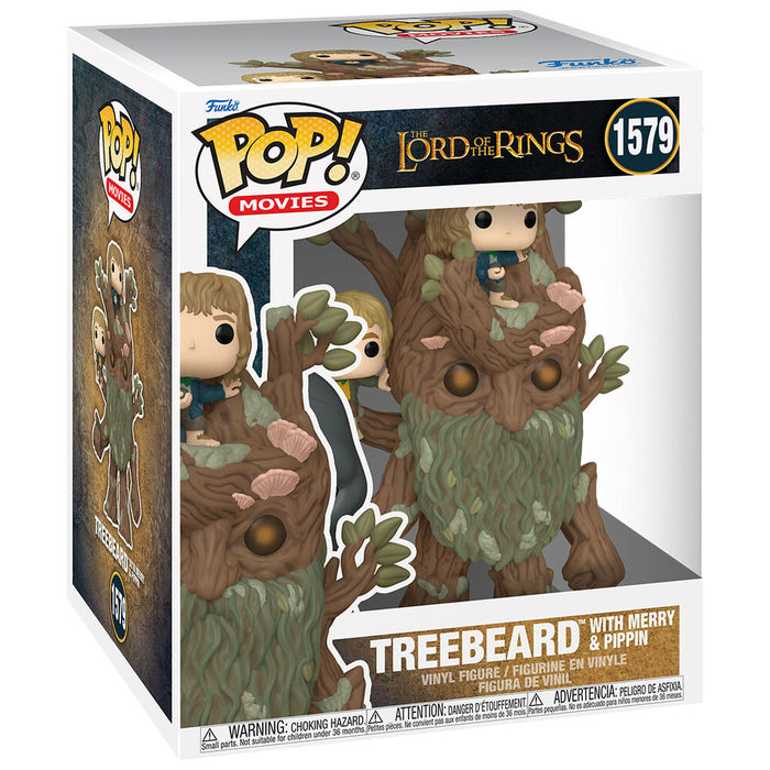 POP figure Super The Lord of the Rings Treebeard with Merry & Pippin-0
