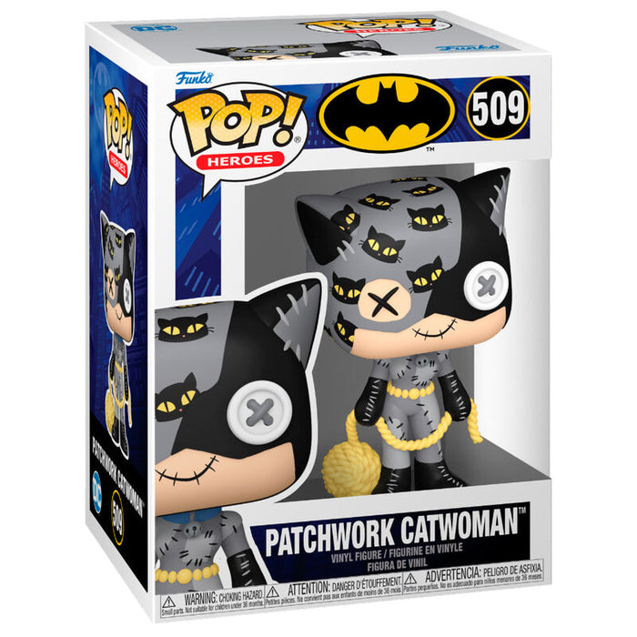 Figura POP DC Comics Patchwork Catwoman-0